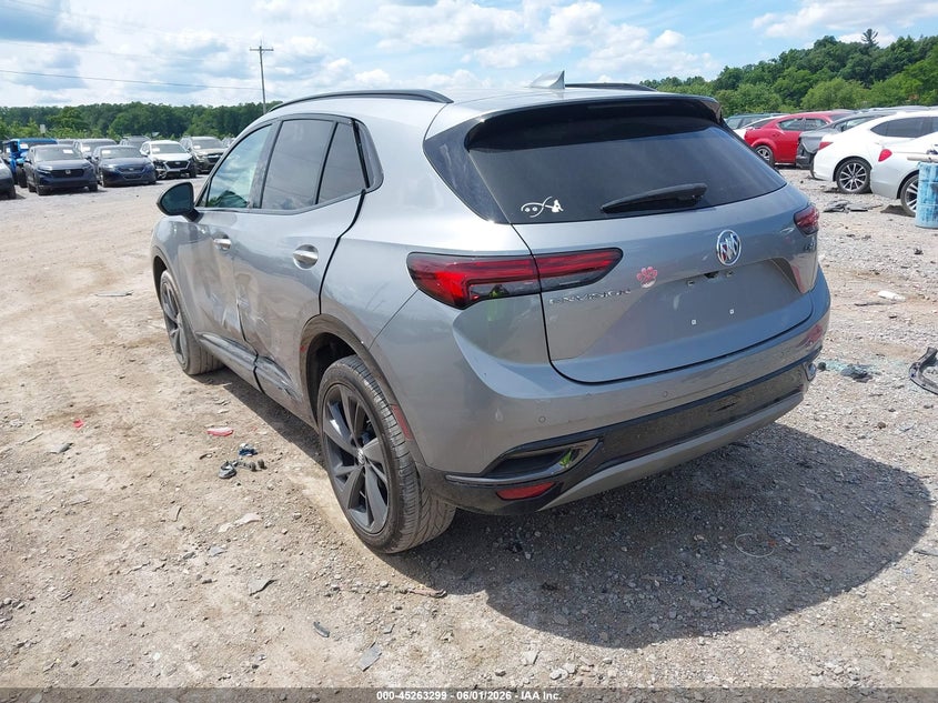 2023 Buick Envision VIN LRBAZLR48PD097919 IAAI salvage auction — SIDE, Salvage Title, sold $3,900 on 2026-07-12 (photo 3)