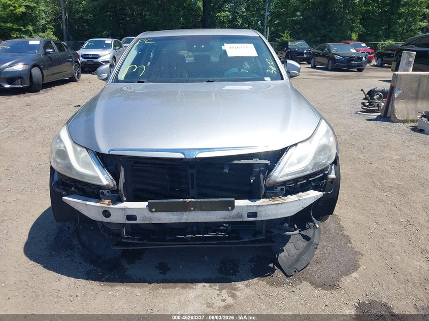 2013 Hyundai Genesis VIN KMHGC4DD0DU213406 IAAI salvage auction — FRONT END, Salvage Title, sold $925 on 2026-07-10 (photo 6)