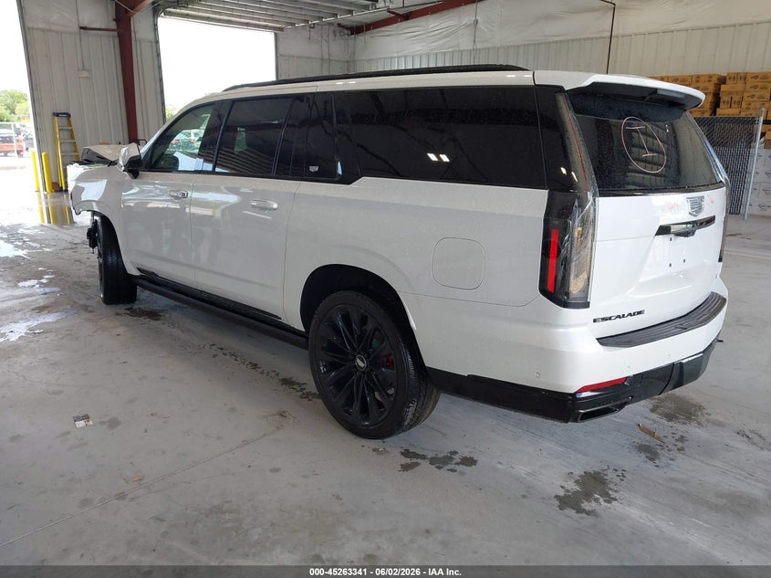 2025 Cadillac Escalade esv VIN 1GYS9RRL4SR237759 IAAI salvage auction — FRONT END, Salvage Title, sold $53,000 on 2026-07-20 (photo 3)