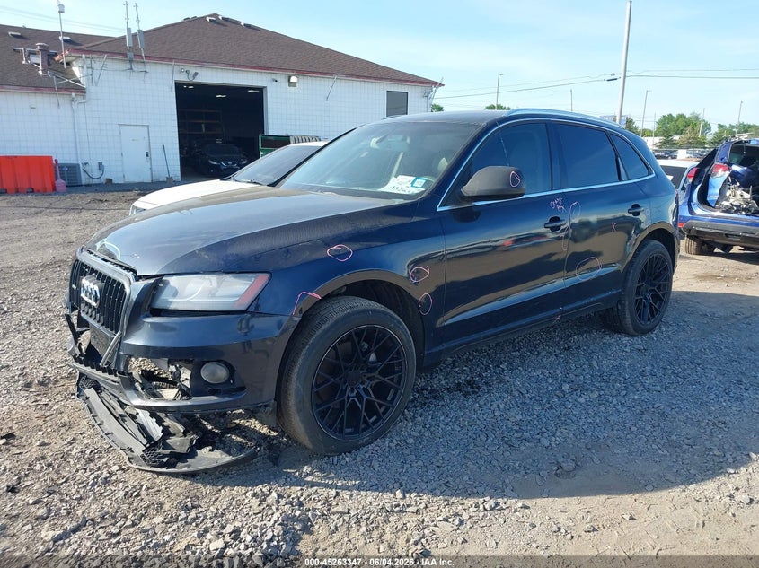 2014 Audi Q5 VIN WA1CFAFP1EA036846 IAAI salvage auction — FRONT & REAR, Salvage Title, sold $575 on 2026-07-15 (photo 2)