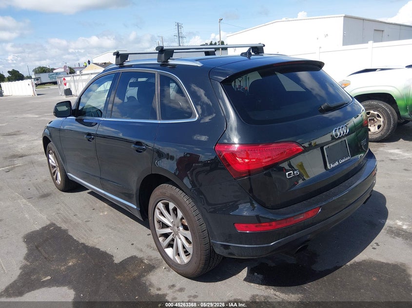 2014 Audi Q5 VIN WA1CFAFP2EA067152 IAAI salvage auction — NORMAL WEAR, Clear (Florida), sold $1,600 on 2026-07-13 (photo 3)