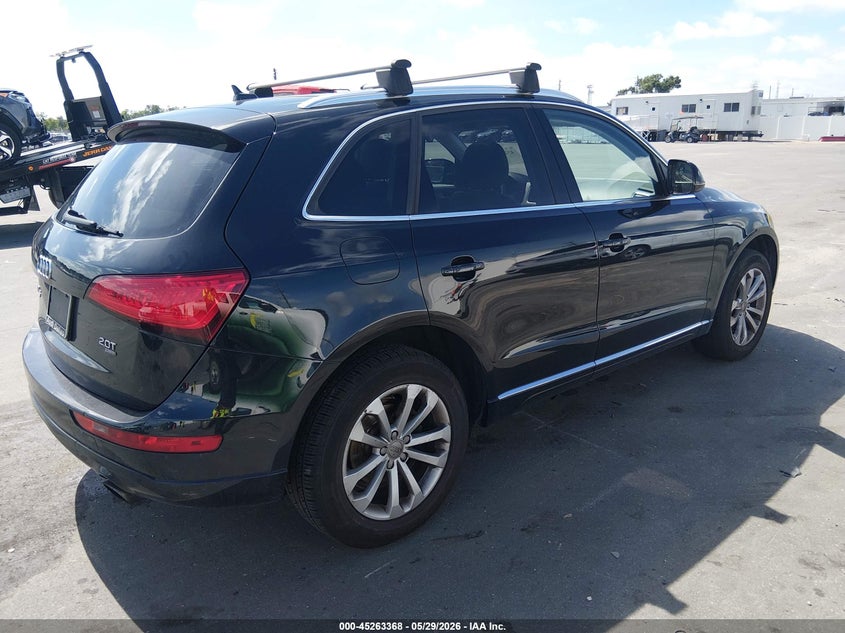 2014 Audi Q5 VIN WA1CFAFP2EA067152 IAAI salvage auction — NORMAL WEAR, Clear (Florida), sold $1,600 on 2026-07-13 (photo 4)