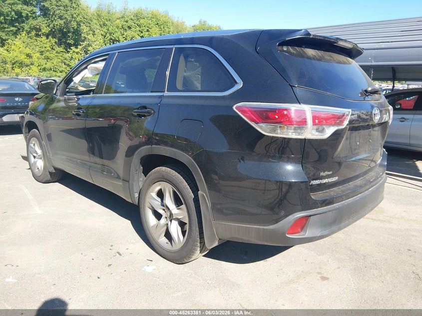 2016 Toyota Highlander VIN 5TDDKRFH6GS351242 IAAI salvage auction — FRONT END, Salvage Title, sold $8,100 on 2026-07-23 (photo 3)