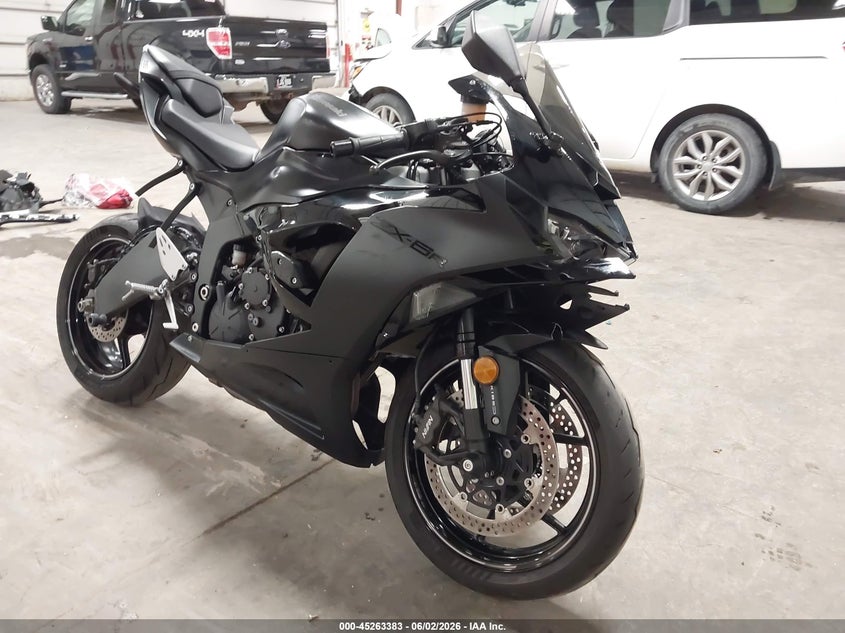 2024 Kawasaki Zx VIN JKBZXJJ10RA000108 IAAI salvage auction — FRONT END, Salvage Title, sold $5,100 on 2026-07-07 (photo 1)