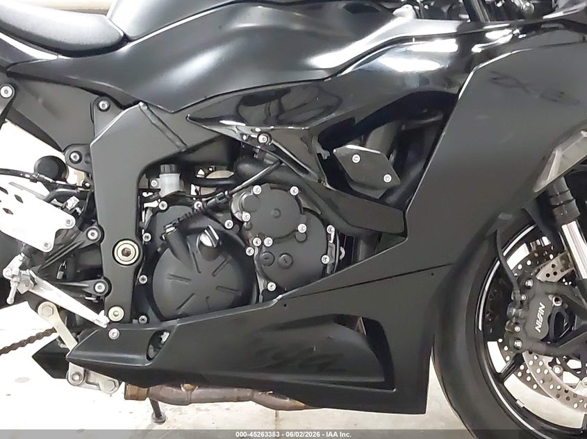 2024 Kawasaki Zx VIN JKBZXJJ10RA000108 IAAI salvage auction — FRONT END, Salvage Title, sold $5,100 on 2026-07-07 (photo 8)
