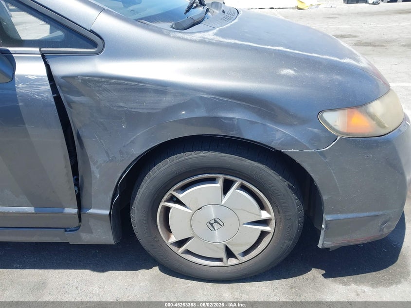 2010 Honda Civic hybrid VIN JHMFA3F26AS007427 IAAI salvage auction — RIGHT SIDE, Salvage (California), sold $650 on 2026-07-30 (photo 6)