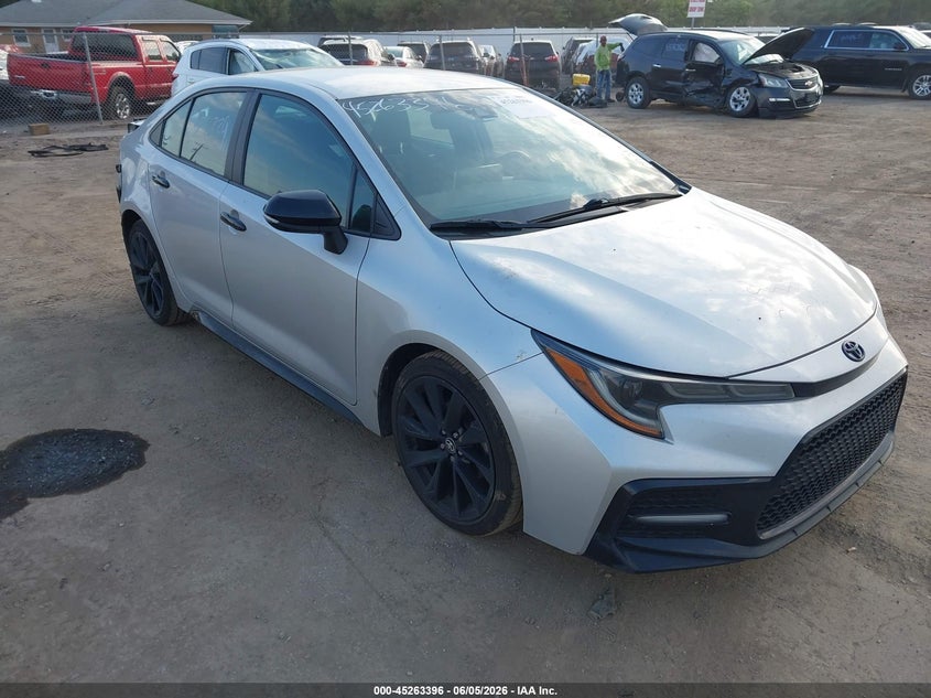 2021 Toyota Corolla VIN 5YFS4MCE9MP065937 IAAI salvage auction — REAR END, Salvage Title, sold $6,700 on 2026-07-14 (photo 1)