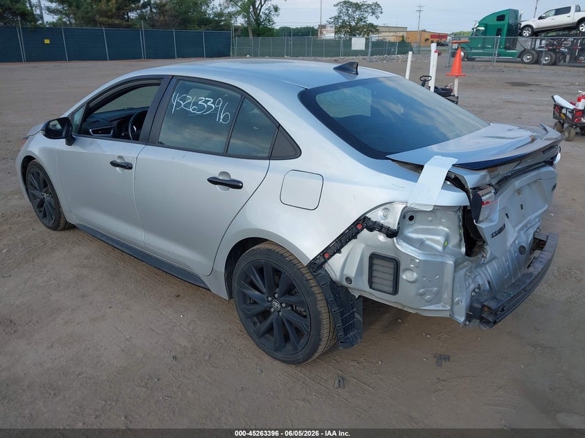 2021 Toyota Corolla VIN 5YFS4MCE9MP065937 IAAI salvage auction — REAR END, Salvage Title, sold $6,700 on 2026-07-14 (photo 3)