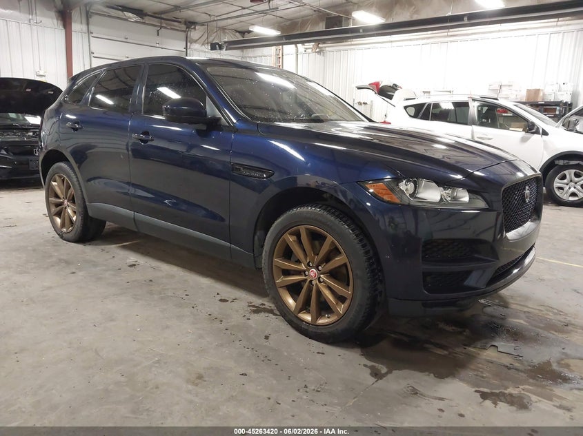 2017 Jaguar F-pace VIN SADCK2BV8HA897669 IAAI salvage auction — HAIL, Salvage (Iowa), sold $3,050 on 2026-07-28 (photo 1)