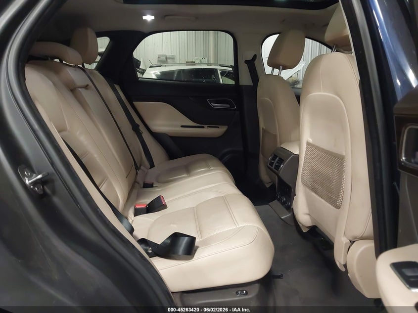 2017 Jaguar F-pace VIN SADCK2BV8HA897669 IAAI salvage auction — HAIL, Salvage (Iowa), sold $3,050 on 2026-07-28 (photo 8)