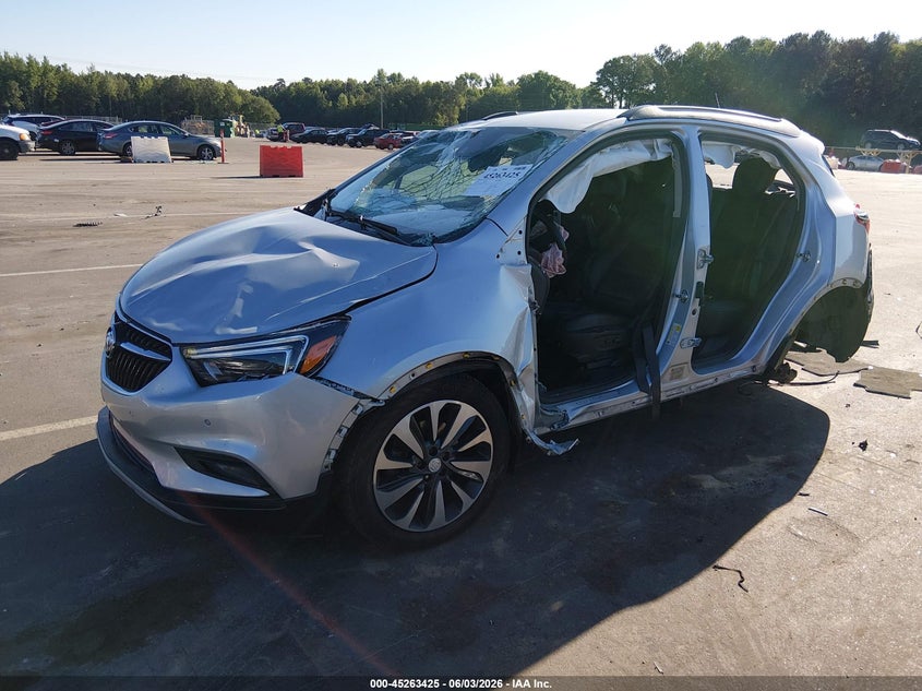 2019 Buick Encore VIN KL4CJCSM4KB881931 IAAI salvage auction — ROLLOVER, Salvage Title, sold $425 on 2026-07-22 (photo 2)