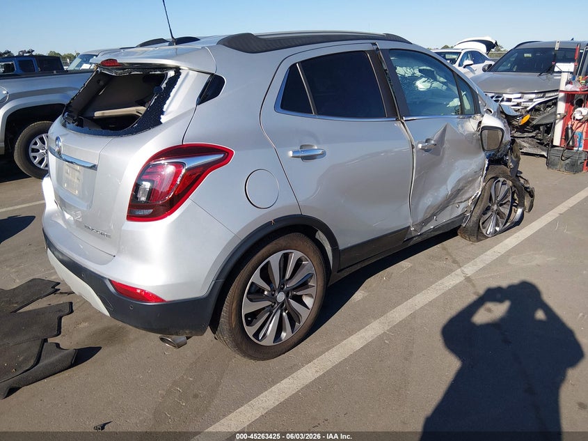 2019 Buick Encore VIN KL4CJCSM4KB881931 IAAI salvage auction — ROLLOVER, Salvage Title, sold $425 on 2026-07-22 (photo 4)