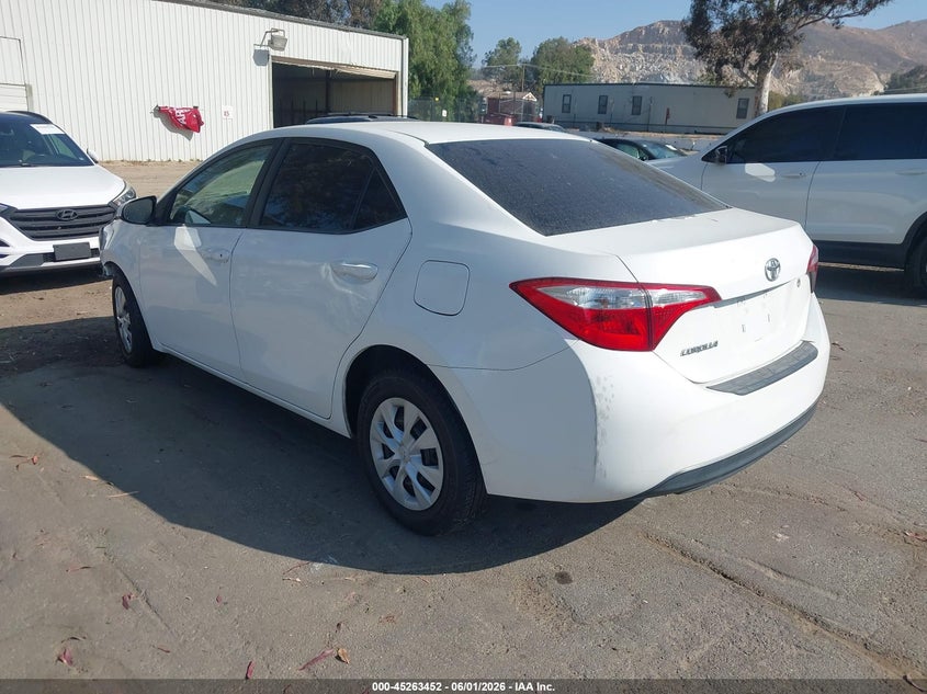 2015 Toyota Corolla VIN 5YFBURHE6FP280832 IAAI salvage auction — NORMAL WEAR, Salvage (California), sold $1,500 on 2026-07-07 (photo 3)