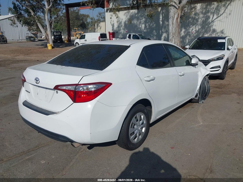 2015 Toyota Corolla VIN 5YFBURHE6FP280832 IAAI salvage auction — NORMAL WEAR, Salvage (California), sold $1,500 on 2026-07-07 (photo 4)