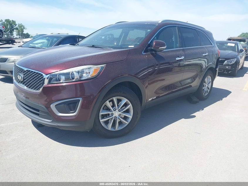 2017 Kia Sorento VIN 5XYPGDA56HG320943 IAAI salvage auction — REAR END, Salvage (Iowa), sold $1,350 on 2026-07-21 (photo 2)