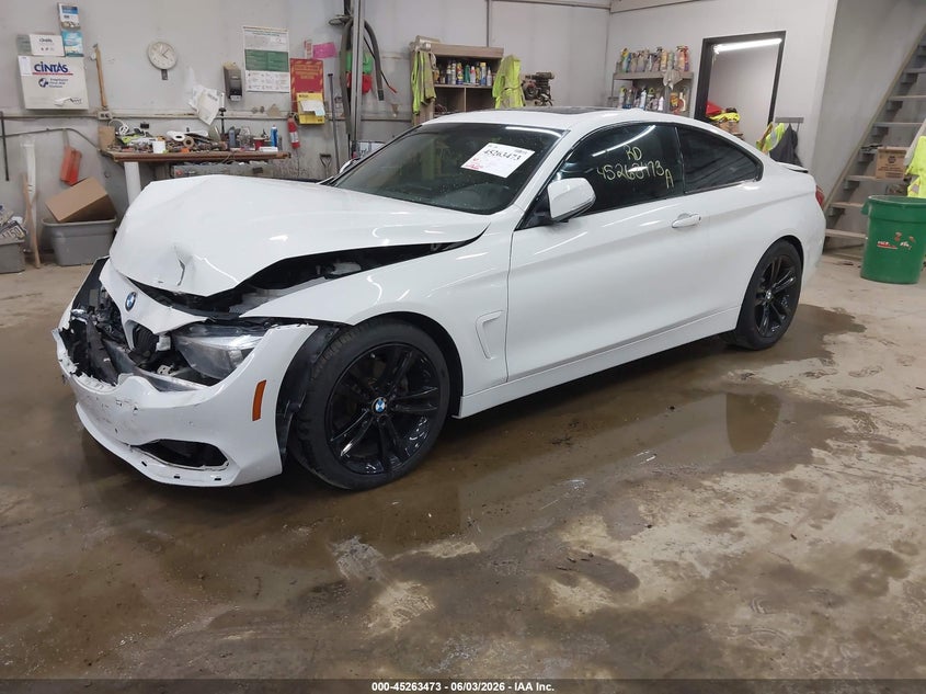 2019 BMW 4er VIN WBA4W3C54KAF93562 IAAI salvage auction — FRONT END, Salvage Title, sold $7,375 on 2026-07-16 (photo 2)