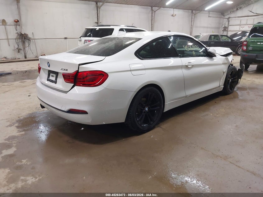 2019 BMW 4er VIN WBA4W3C54KAF93562 IAAI salvage auction — FRONT END, Salvage Title, sold $7,375 on 2026-07-16 (photo 4)