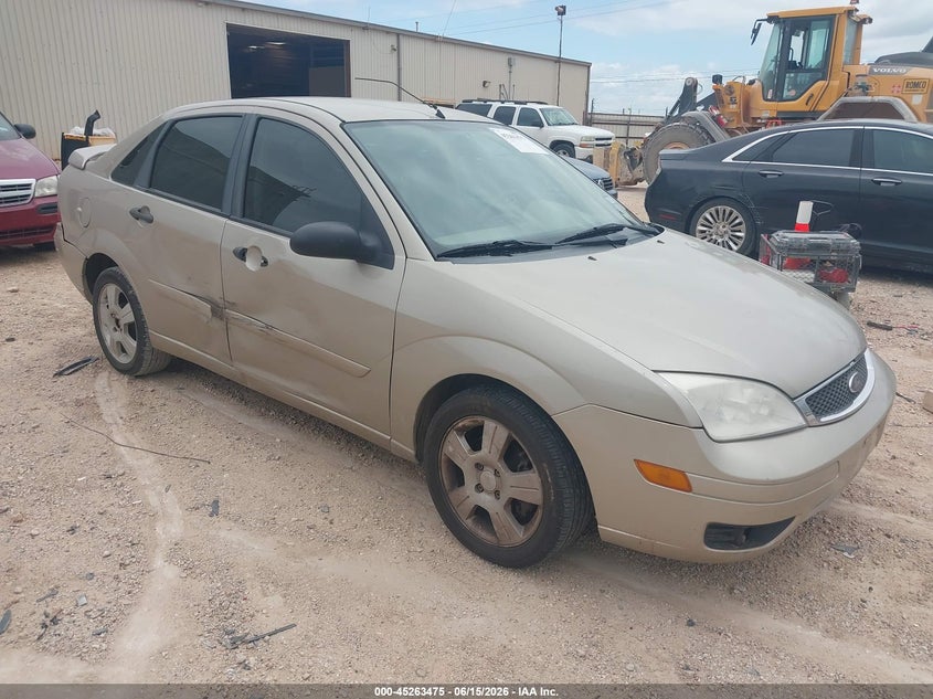 2007 Ford Focus VIN 1FAFP34N47W330492 IAAI salvage auction — SIDE, Salvage (Texas), sold $400 on 2026-07-09 (photo 1)