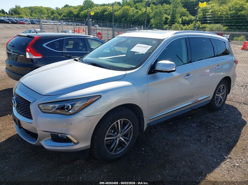 2019 Infiniti Qx60 VIN 5N1DL0MM2KC500843 IAAI salvage auction — FRONT END, Salvage (Illinois), sold $2,250 on 2026-07-22 (photo 2)