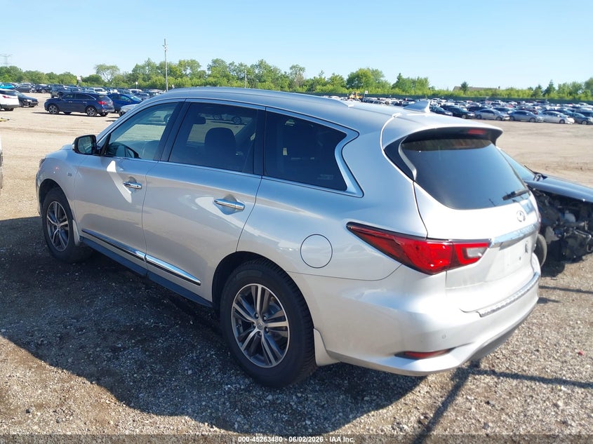 2019 Infiniti Qx60 VIN 5N1DL0MM2KC500843 IAAI salvage auction — FRONT END, Salvage (Illinois), sold $2,250 on 2026-07-22 (photo 3)