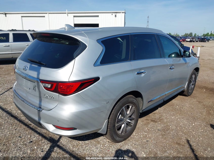 2019 Infiniti Qx60 VIN 5N1DL0MM2KC500843 IAAI salvage auction — FRONT END, Salvage (Illinois), sold $2,250 on 2026-07-22 (photo 4)