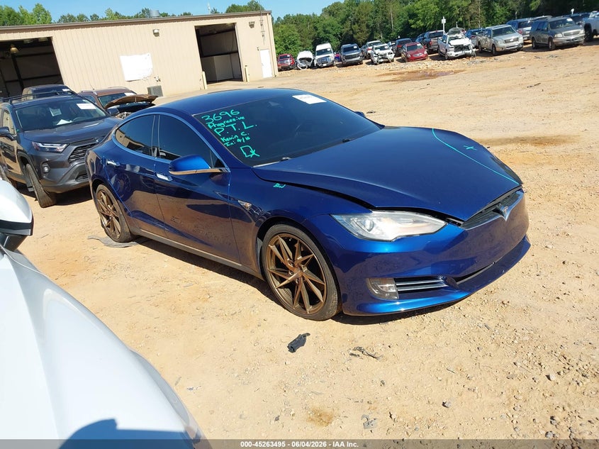 2015 Tesla Model s VIN 5YJSA1E21FF103704 IAAI salvage auction — FRONT END, Salvage Title, sold $3,975 on 2026-09-03 (photo 1)