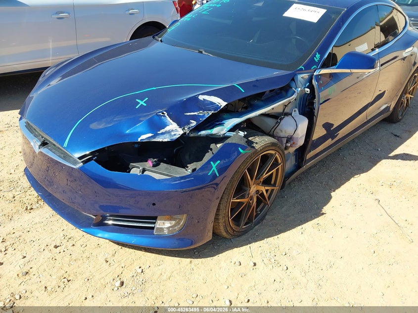 2015 Tesla Model s VIN 5YJSA1E21FF103704 IAAI salvage auction — FRONT END, Salvage Title, sold $3,975 on 2026-09-03 (photo 6)