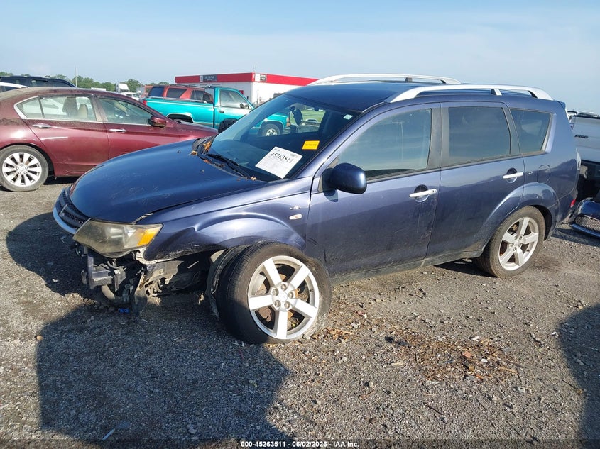 2008 Mitsubishi Outlander VIN JA4MS41X28Z007760 IAAI salvage auction — FRONT END, Salvage (Arkansas), sold $275 on 2026-07-22 (photo 2)