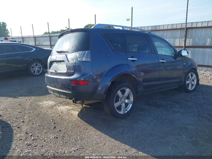 2008 Mitsubishi Outlander VIN JA4MS41X28Z007760 IAAI salvage auction — FRONT END, Salvage (Arkansas), sold $275 on 2026-07-22 (photo 4)