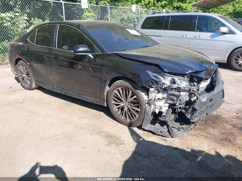 2018 Toyota Camry VIN 4T1B11HK9JU600331 IAAI salvage auction — FRONT & REAR, Salvage - 75% Or Less (Maryland), sold $3,900 on 2026-08-01 (photo 1)
