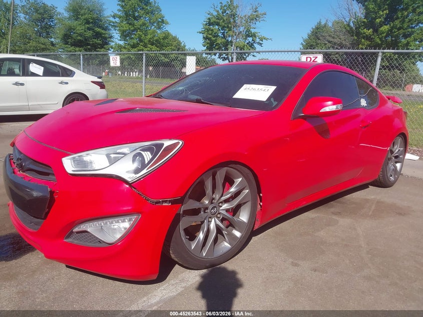 2013 Hyundai Genesis VIN KMHHU6KJ0DU086551 IAAI salvage auction — FRONT END, Salvage (New Jersey), sold $1,700 on 2026-07-06 (photo 2)
