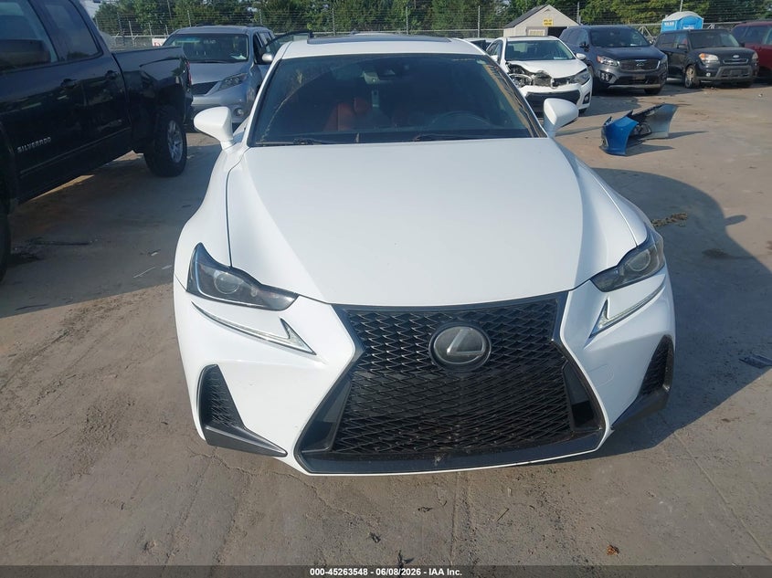 2017 Lexus Is VIN JTHCE1D25H5013713 IAAI salvage auction — UNKNOWN, Salvage (North Carolina), sold $8,300 on 2026-07-15 (photo 6)
