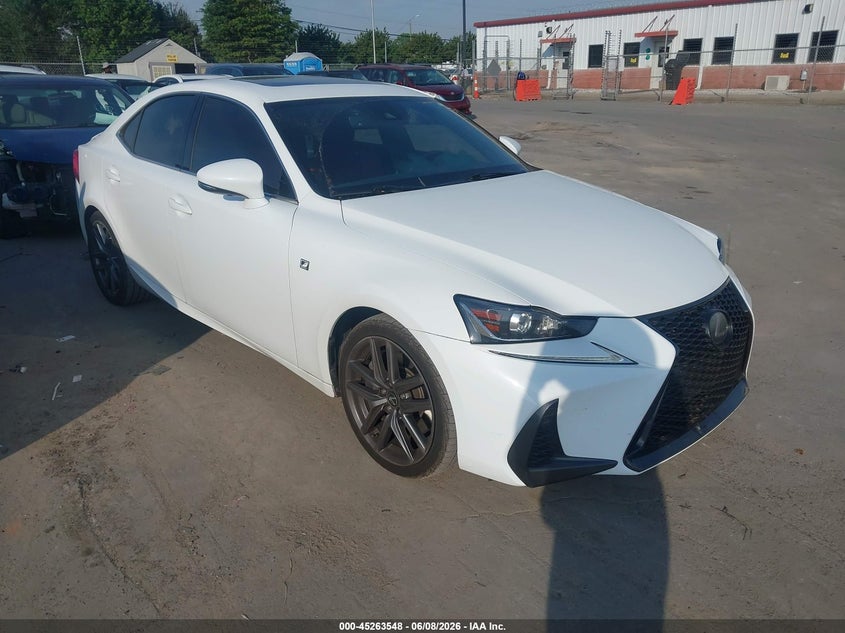 2017 Lexus Is VIN JTHCE1D25H5013713 IAAI salvage auction — UNKNOWN, Salvage (North Carolina), sold $8,300 on 2026-07-15 (photo 1)