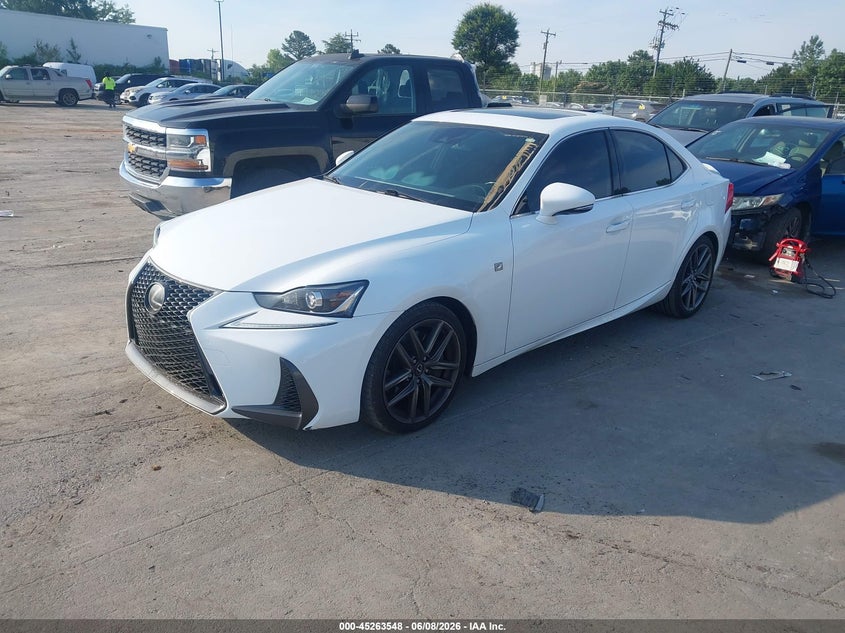 2017 Lexus Is VIN JTHCE1D25H5013713 IAAI salvage auction — UNKNOWN, Salvage (North Carolina), sold $8,300 on 2026-07-15 (photo 2)