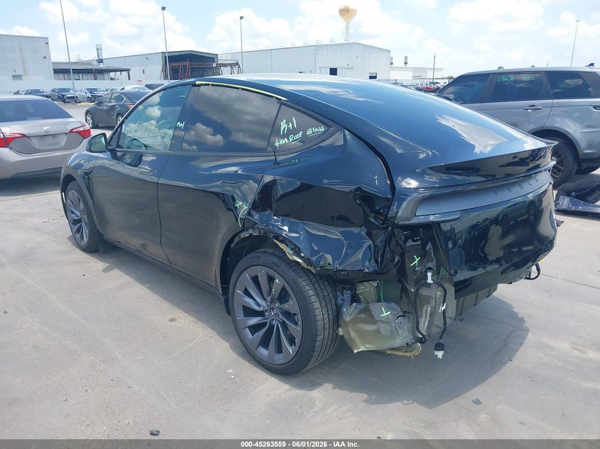 2026 Tesla Model y VIN 7SAYGDEE2TA689426 IAAI salvage auction — REAR END, Salvage (Louisiana), sold $75 on 2026-07-30 (photo 3)
