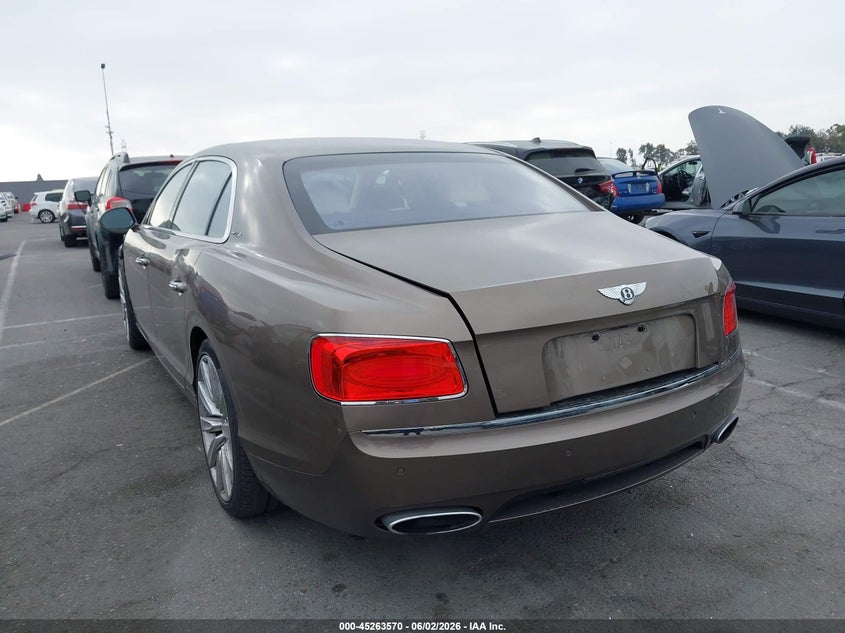 2014 Bentley Flying spur VIN SCBEC9ZA2EC090791 IAAI salvage auction — LEFT FRONT, Salvage Title, sold $17,600 on 2026-07-30 (photo 3)
