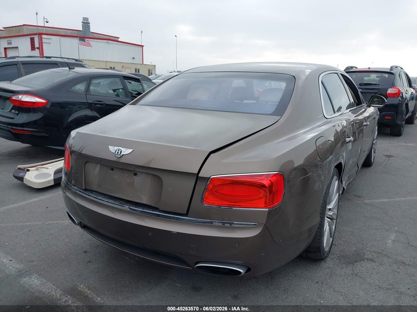 2014 Bentley Flying spur VIN SCBEC9ZA2EC090791 IAAI salvage auction — LEFT FRONT, Salvage Title, sold $17,600 on 2026-07-30 (photo 4)