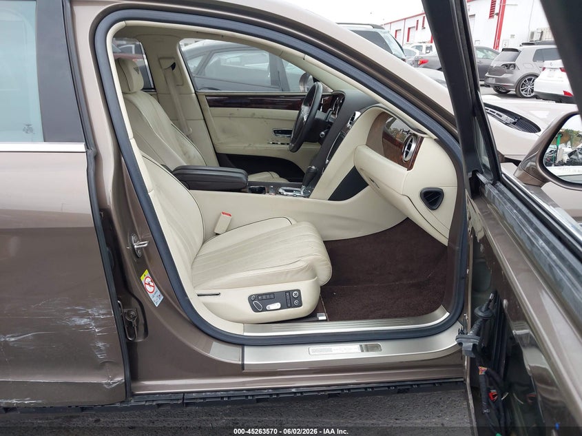 2014 Bentley Flying spur VIN SCBEC9ZA2EC090791 IAAI salvage auction — LEFT FRONT, Salvage Title, sold $17,600 on 2026-07-30 (photo 5)