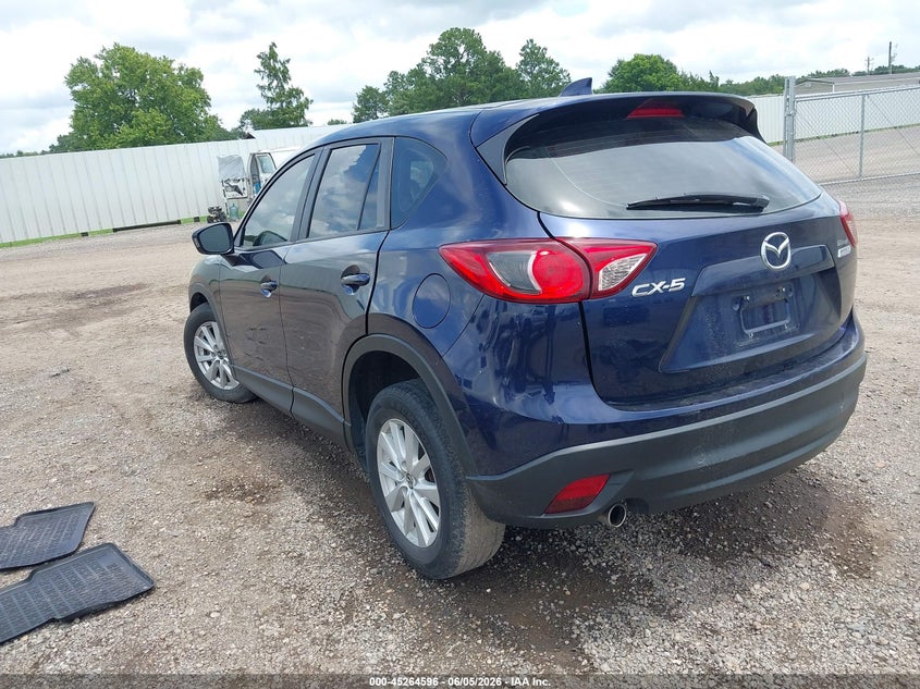 2013 Mazda Cx-5 VIN JM3KE2BE5D0104026 IAAI salvage auction — RIGHT FRONT, Salvage (Louisiana), sold $1,300 on 2026-07-22 (photo 3)
