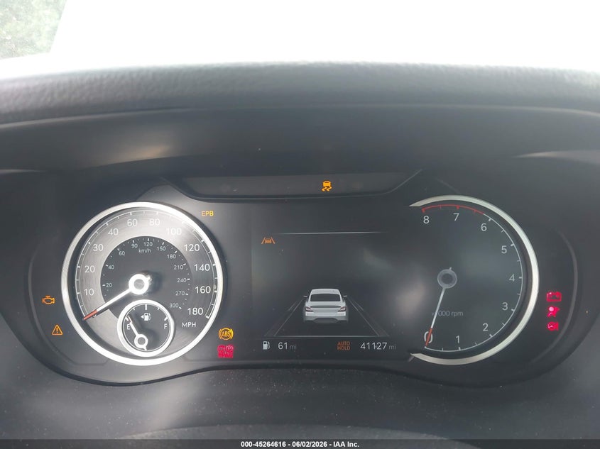2023 Genesis G70 VIN KMTG54TE9PU117949 IAAI salvage auction — FRONT END, Salvage Title, sold $11,700 on 2026-08-26 (photo 7)