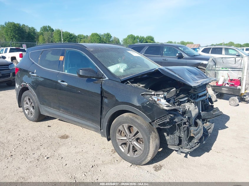 2015 Hyundai Santa fe VIN 5XYZUDLB8FG244580 IAAI salvage auction — BIOHAZARD/CHEMICAL, Salvage Title, sold $525 on 2026-08-02 (photo 1)
