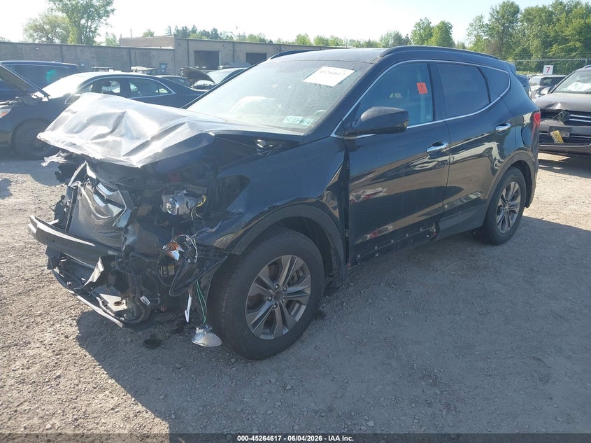 2015 Hyundai Santa fe VIN 5XYZUDLB8FG244580 IAAI salvage auction — BIOHAZARD/CHEMICAL, Salvage Title, sold $525 on 2026-08-02 (photo 2)