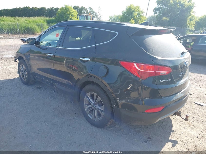 2015 Hyundai Santa fe VIN 5XYZUDLB8FG244580 IAAI salvage auction — BIOHAZARD/CHEMICAL, Salvage Title, sold $525 on 2026-08-02 (photo 3)