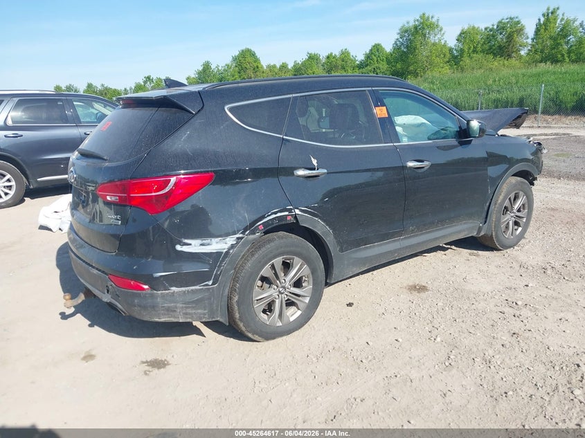 2015 Hyundai Santa fe VIN 5XYZUDLB8FG244580 IAAI salvage auction — BIOHAZARD/CHEMICAL, Salvage Title, sold $525 on 2026-08-02 (photo 4)