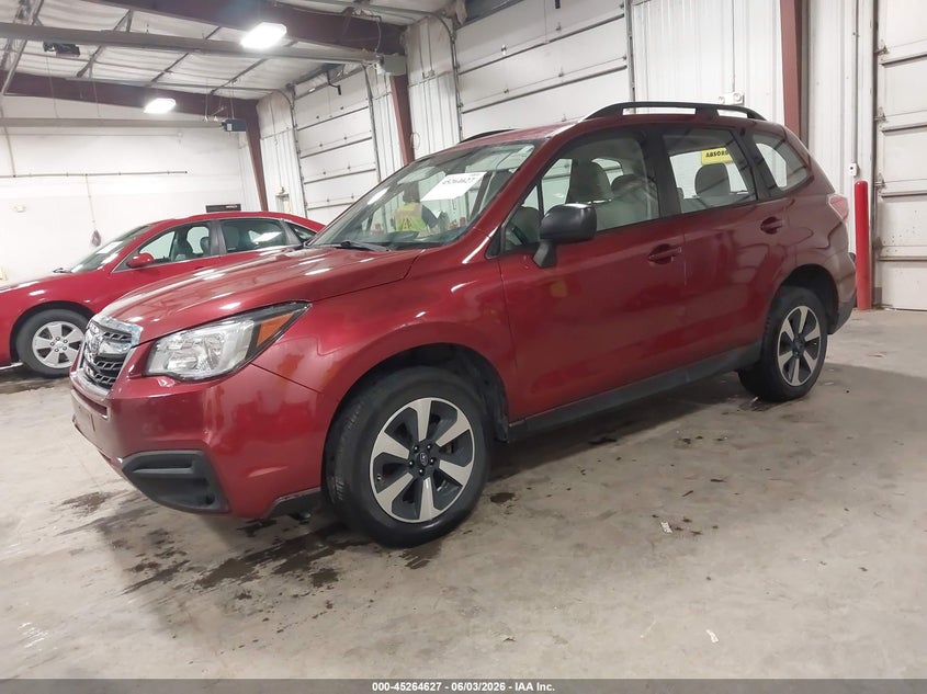 2018 Subaru Forester VIN JF2SJABC2JH590578 IAAI salvage auction — RIGHT FRONT, Salvage Title, sold $2,625 on 2026-07-07 (photo 2)