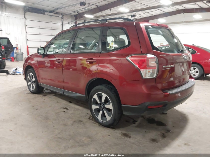 2018 Subaru Forester VIN JF2SJABC2JH590578 IAAI salvage auction — RIGHT FRONT, Salvage Title, sold $2,625 on 2026-07-07 (photo 3)