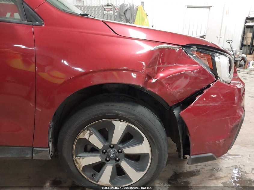 2018 Subaru Forester VIN JF2SJABC2JH590578 IAAI salvage auction — RIGHT FRONT, Salvage Title, sold $2,625 on 2026-07-07 (photo 6)