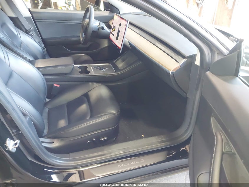 2021 Tesla Model 3 VIN 5YJ3E1EA4MF851196 IAAI salvage auction — RIGHT FRONT, Salvage Title, sold $4,700 on 2026-07-23 (photo 5)