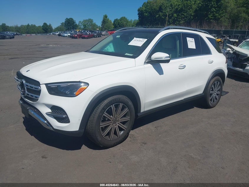 2026 Mercedes-benz Gle VIN 4JGFB4FBXTB651760 IAAI salvage auction — FRONT END, Salvage Title, sold $34,150 on 2026-08-24 (photo 2)