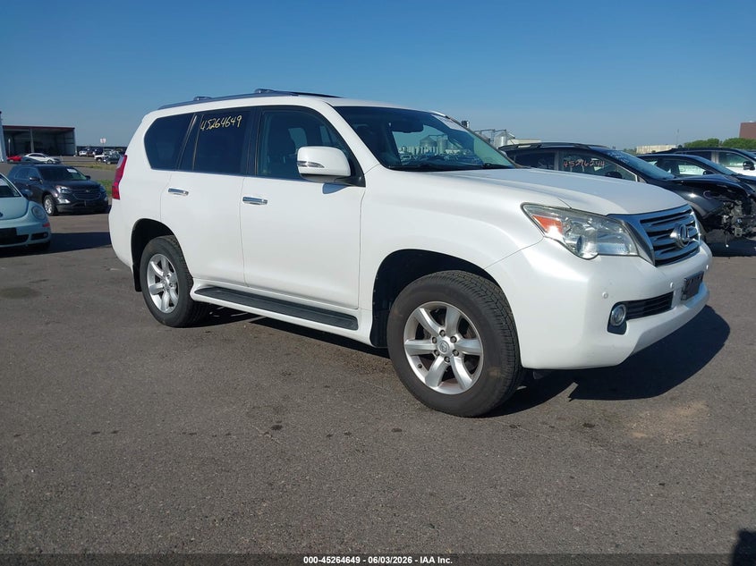 2010 Lexus Gx 460 VIN JTJBM7FX1A5016509 IAAI salvage auction — HAIL, Salvage (Minnesota), sold $8,500 on 2026-07-20 (photo 1)